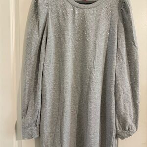 Lilly Pulitzer Silver-Gray Long Sleeve Dress